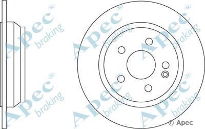 APEC BRAKING dsk2263 -  Тормозной диск